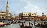 Canaletto Wall Art - Return of the Bucentoro to the Molo on Ascension Day